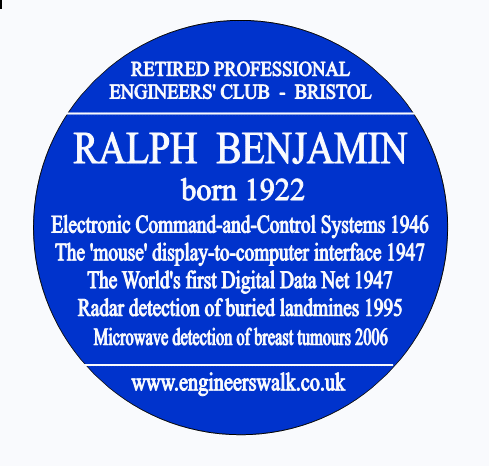 Ralph Benjamin Plaque