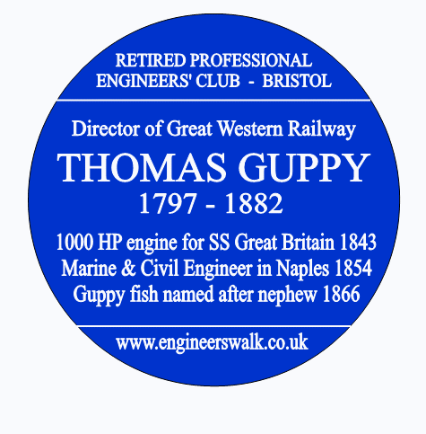Thomas Guppy Plaque
